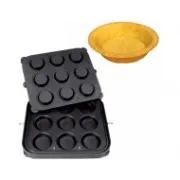 Форма для выпечки Гирлянда большая круглая 9 ячеек диам.90мм